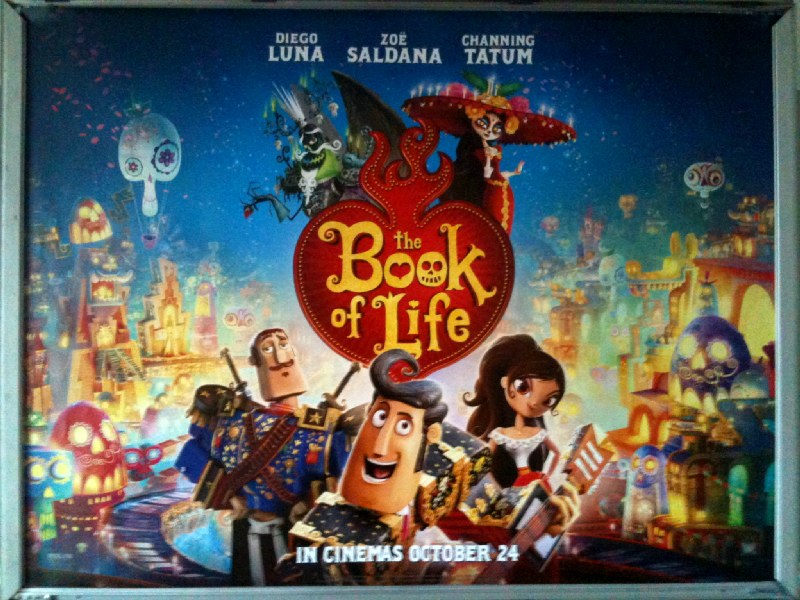 Cinema Poster: BOOK OF LIFE, THE 2014 (Quad) Zoe Saldana Channing Tatum Ice Cube Cinema Poster: BOOK OF LIFE, THE 2014 (Quad) Zoe Saldana Channing Tatum Ice Cube