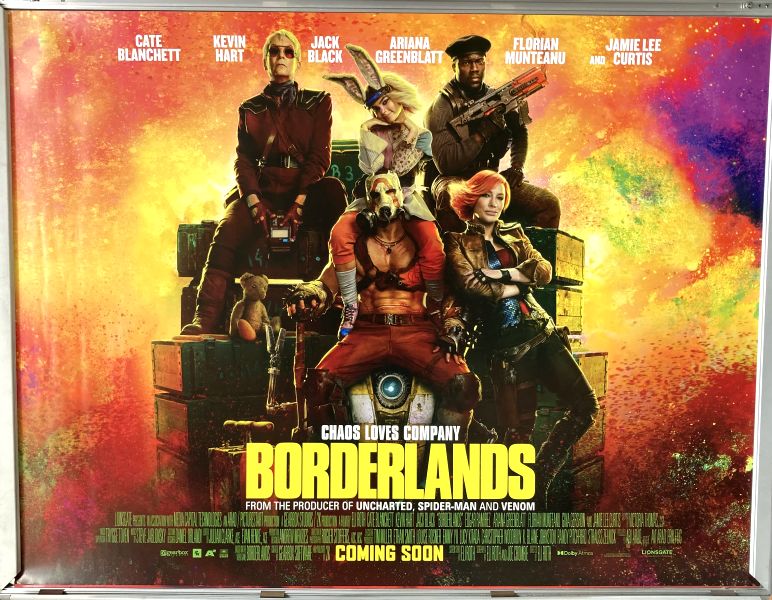 Cinema Poster: BORDERLANDS 2024 (Quad) Gina Gershon Cate Blanchett