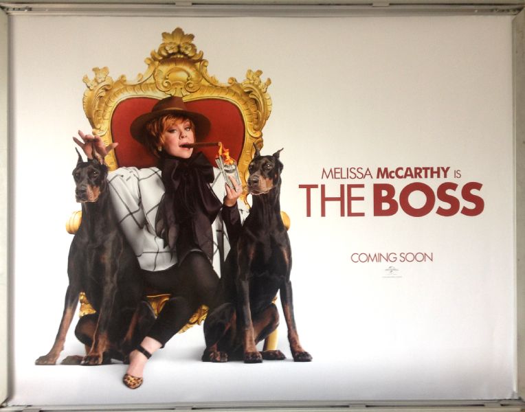 Cinema Poster: BOSS, THE 2016 (Advance Quad) Melissa McCarthy Kristen Bell