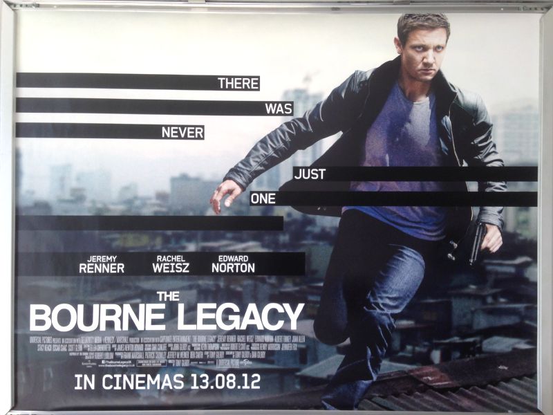 Cinema Poster: BOURNE LEGACY, THE 2012 (Main Quad) Jeremy Renner Cinema Poster: BOURNE LEGACY, THE 2012 (Main Quad) Jeremy Renner