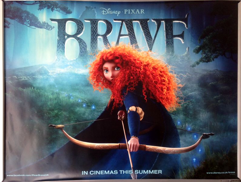 Cinema Poster: BRAVE 2012 (Main Quad) Kelly Macdonald Emma Thompson