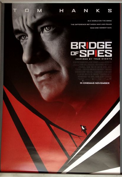 Cinema Poster: BRIDGE OF SPIES 2015 (Advance One Sheet) Tom Hanks Mark Rylance Alan Alda