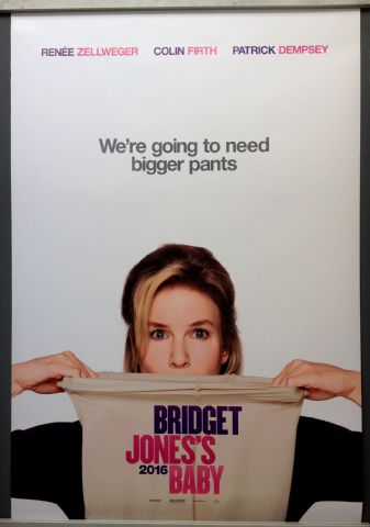 Cinema Poster: BRIDGET JONES'S BABY 2016 (Advance One Sheet) Rene Zellweger