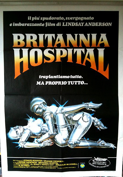 BRITANNIA HOSPITAL: Italian 2-Foglio Film Poster BRITANNIA HOSPITAL: Italian 2-Foglio Film Poster