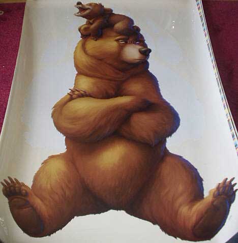 BROTHER BEAR: Bears Promo Cinema Cling