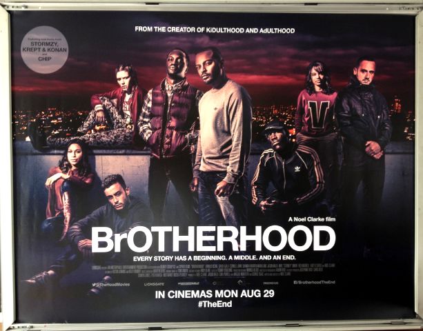 Cinema Poster: BROTHERHOOD 2016 (Quad) Noel Clarke Olivia Chenery 