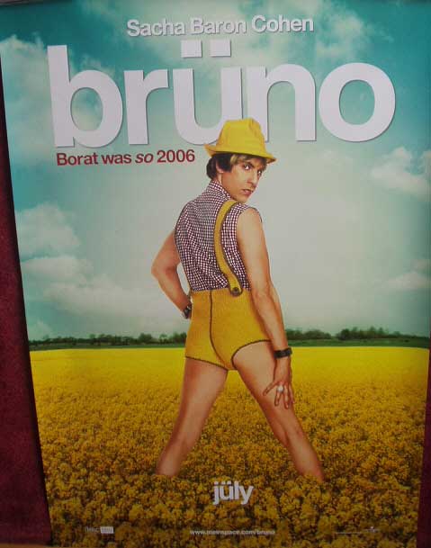 BRUNO: Main One Sheet Film Poster
