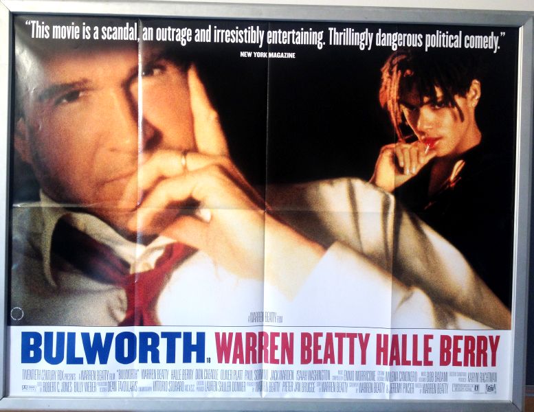 Cinema Poster: BULWORTH 1998 (Quad) Warren Beatty Halle Berry Don Cheadle
