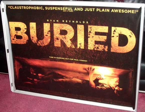 BURIED: UK Quad Film Poster