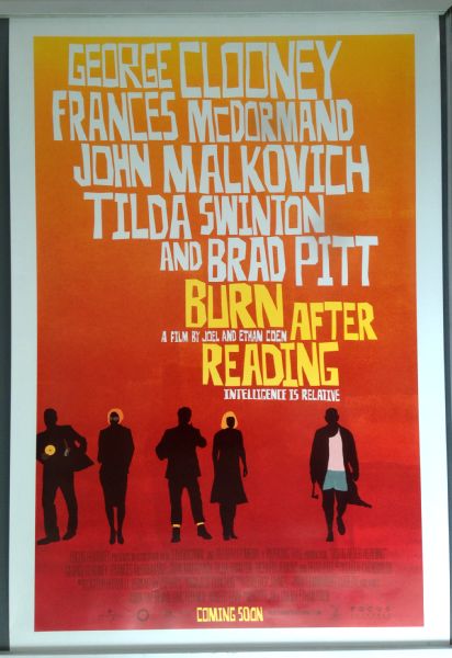 Cinema Poster: BURN AFTER READING 2008 (Group One Sheet) Brad Pitt