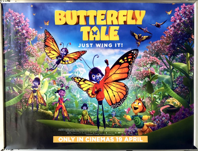 Cinema Poster: BUTTERFLY TALE 2023 (Quad) Tatiana Maslany Mena Massoud Tristan D. Lalla  