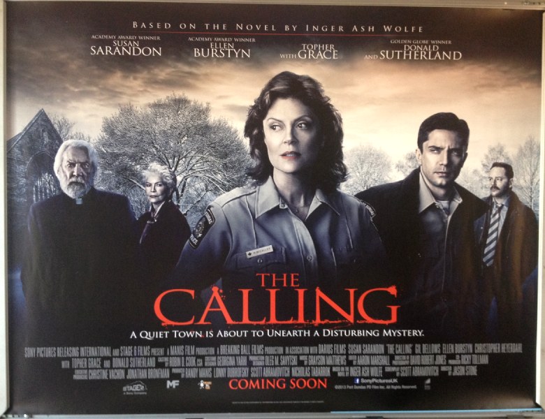 Cinema Poster: CALLING, THE 2014 (Quad) Susan Sarandon Gil Bellows Ellen Burstyn