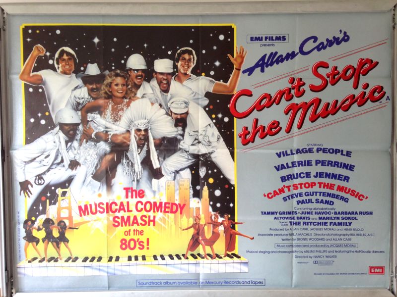 Cinema Poster: CAN'T STOP THE MUSIC 1980 (Quad) The Village People Cinema Poster: CAN'T STOP THE MUSIC 1980 (Quad) The Village People