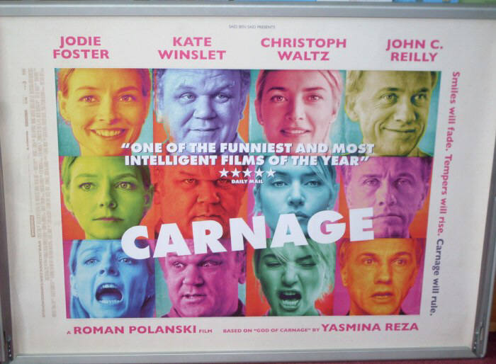 CARNAGE: Advance UK Quad Film Poster CARNAGE: Advance UK Quad Film Poster