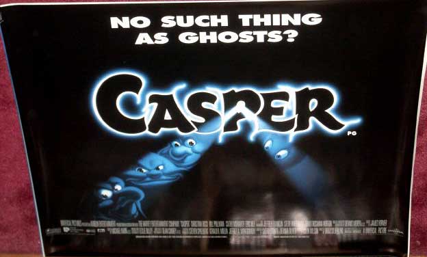 Cinema Poster: CASPER 1995 (Main Quad) Christina Ricci Bill Pullman
