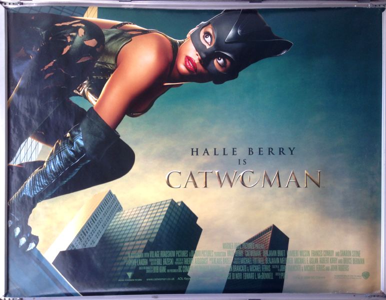 Cinema Poster: CATWOMAN (Main Quad) Halle Berry Sharon Stone Benjamin Bratt Cinema Poster: CATWOMAN (Main Quad) Halle Berry Sharon Stone Benjamin Bratt