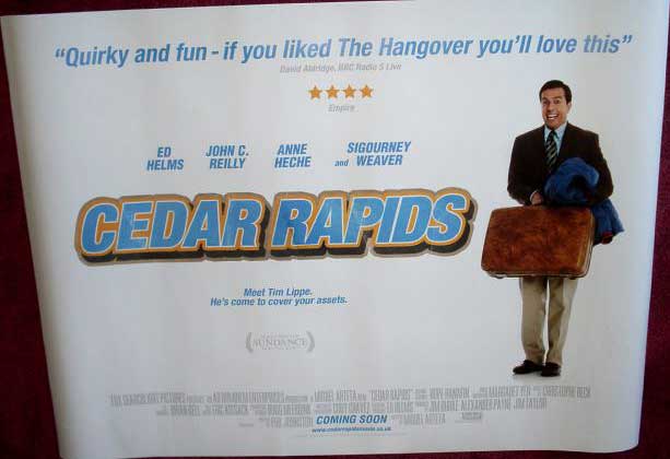CEDAR RAPIDS: UK Quad Film Poster