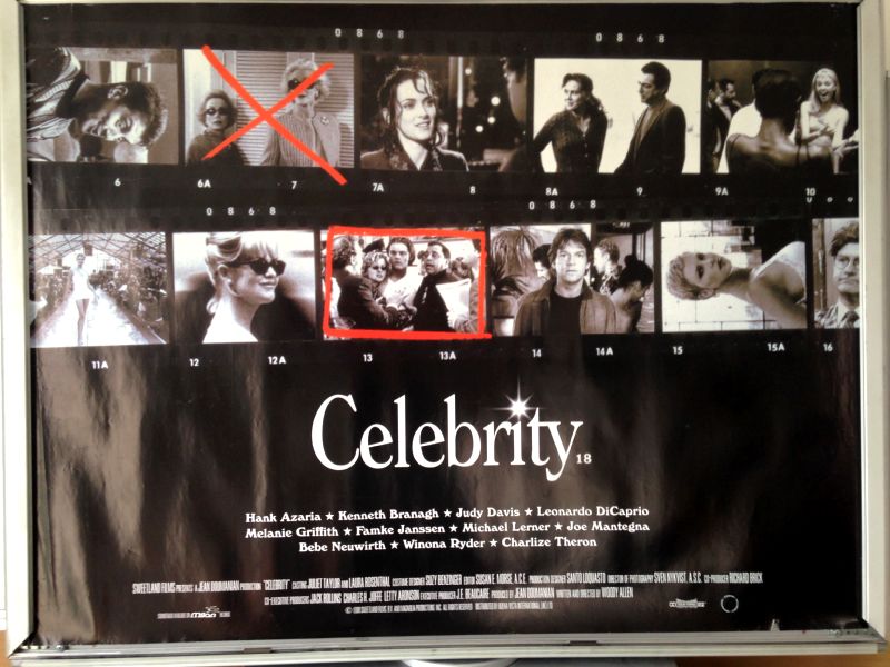 Cinema Poster: CELEBRITY 1999 (Advance Quad) Kenneth Branagh Woody Allen Cinema Poster: CELEBRITY 1999 (Advance Quad) Kenneth Branagh Woody Allen