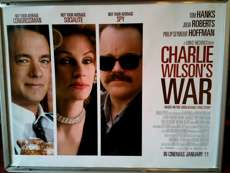 CHARLIE WILSON'S WAR: UK Quad Film Poster