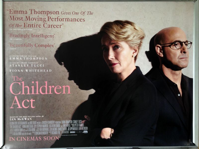 Cinema Poster: CHILDREN ACT, THE 2018 (Quad) Emma Thompson Stanley Tucci