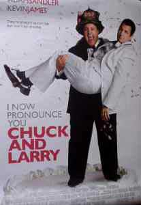 I NOW PRONOUNCE YOU CHUCK AND LARRY: Advance One Sheet Film Poster