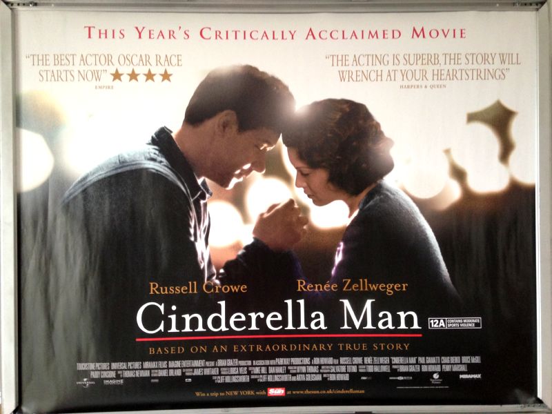 Cinema Poster: CINDERELLA MAN 2005 (Main Quad) Russell Crowe Rene Zellweger