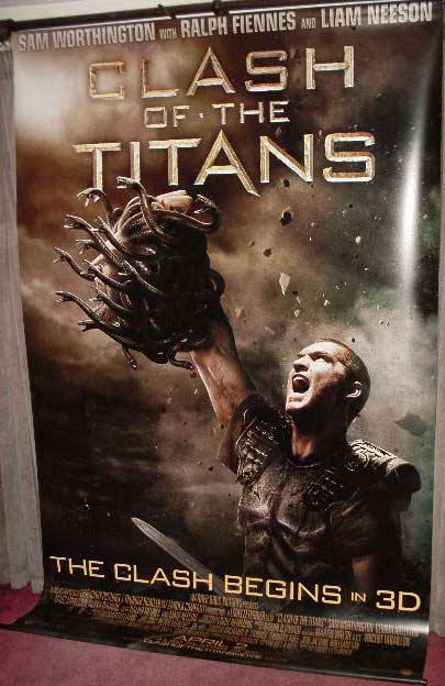 CLASH OF THE TITANS: Medusa Cinema Banner