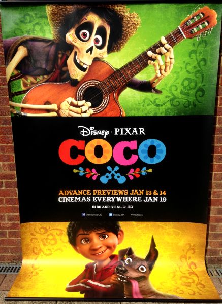 Cinema Banner: COCO 2018 (Guitar) Anthony Gonzalez Gael García Bernal
