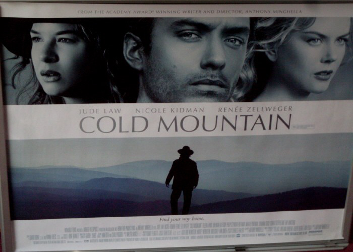 COLD MOUNTAIN: Main UK Quad Film Poster