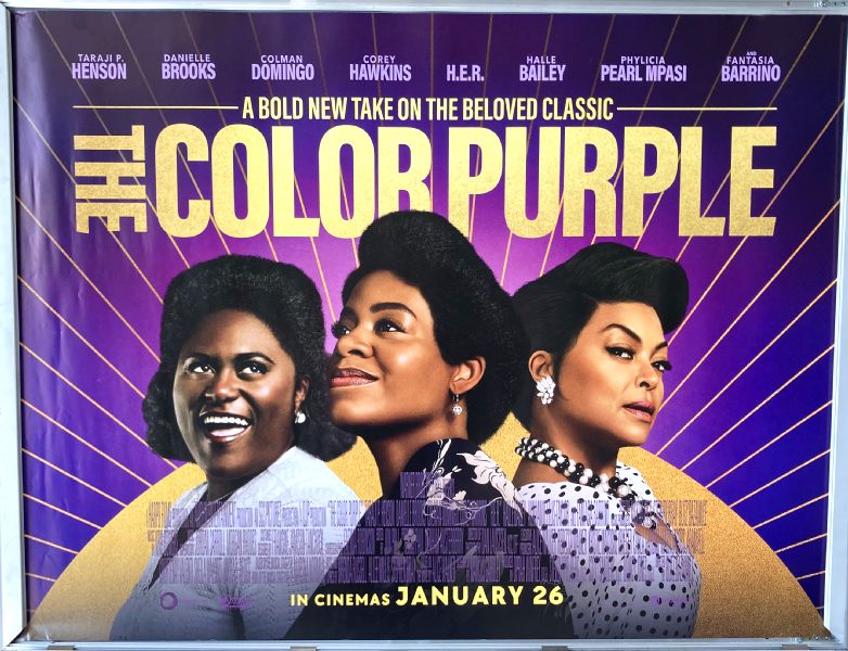 Cinema Poster: COLOR PURPLE, THE 2024 (Quad) Colman Domingo Halle Bailey