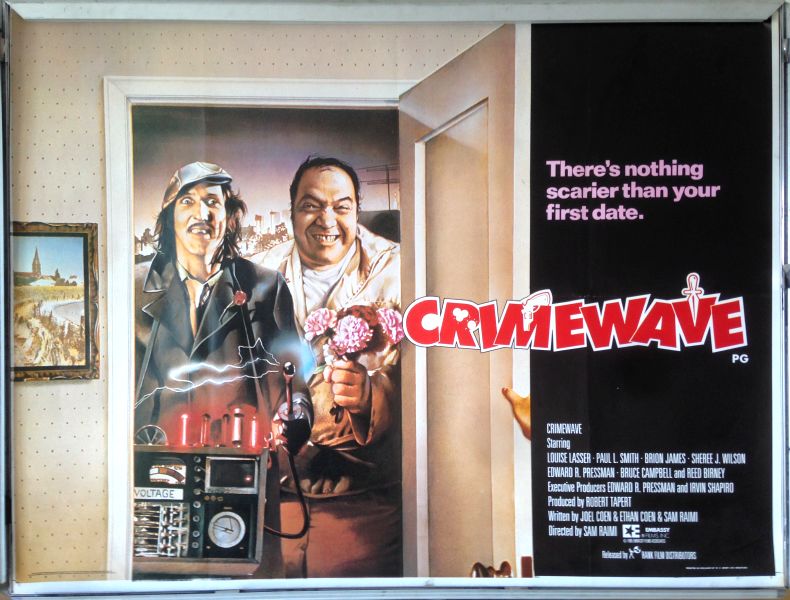 Cinema Poster: CRIMEWAVE 1985 (Quad) Sam Raimi Louise Lasser Brion James
