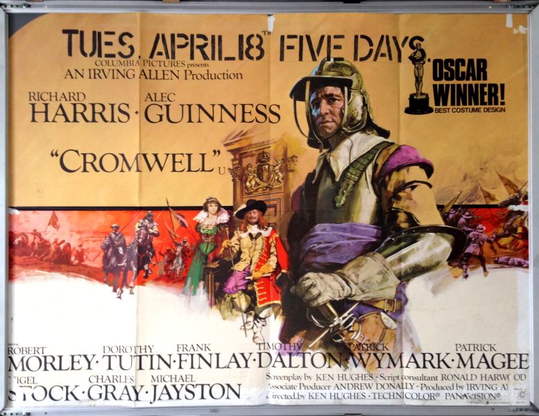 Cinema Poster: CROMWELL 1970 (Quad) Richard Harris Alec Guinness Robert Morley