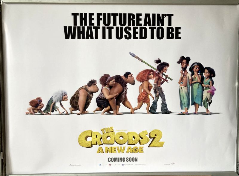 Cinema Poster: CROODS 2 A NEW AGE 2020 (Advance Quad) Ryan Reynolds