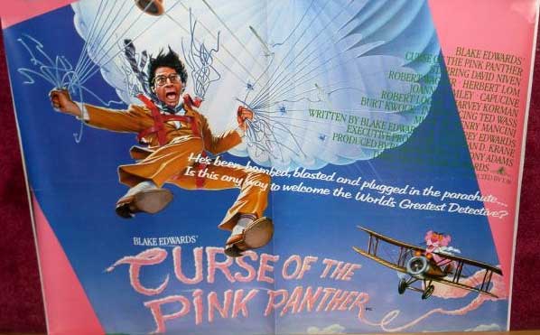 CURSE OF THE PINK PANTHER: Main UK Quad Film Poster