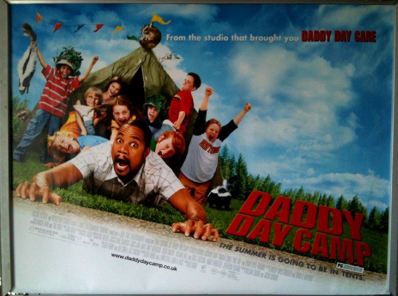 DADDY DAY CAMP: Main UK Quad Film Poster