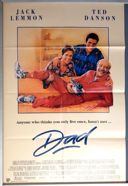 Cinema Poster: DAD 1989 (US One Sheet) Jack Lemmon Ted Danson