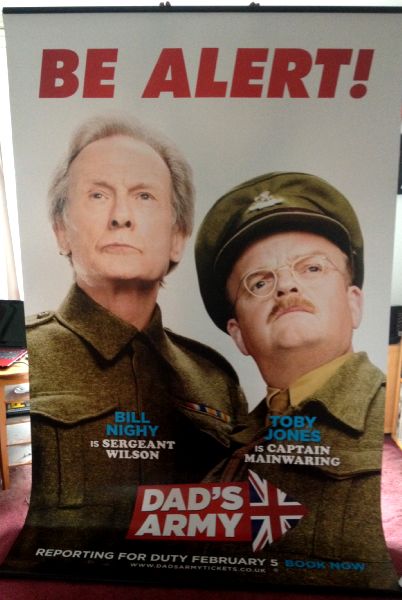 Cinema Banner: DAD'S ARMY 2016 (Wilson/Mainwaring) Michael Gambon Toby Jones
