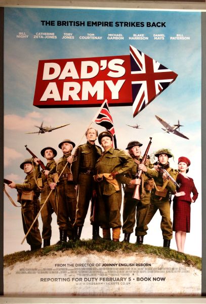 Cinema Poster: DAD'S ARMY 2016 (Main One Sheet) Catherine Zeta-Jones Bill Nighy