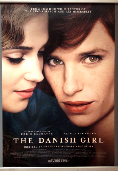 Cinema Poster: DANISH GIRL 2016 (Main One Sheet) Eddie Redmayne Alicia Vikander