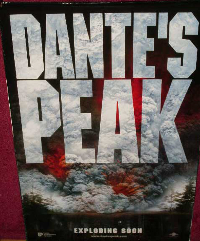 DANTE'S PEAK: Advance One Sheet Film Poster