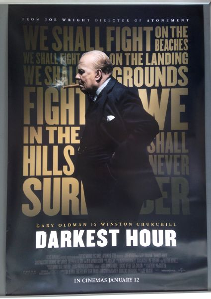Cinema Poster: DARKEST HOUR 2018 (Profile One Sheet) Gary Oldman Lily James Cinema Poster: DARKEST HOUR 2018 (Profile One Sheet) Gary Oldman Lily James