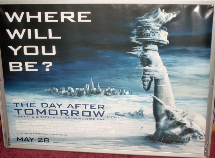 DAY AFTER TOMORROW, THE: Snowy Statue Of Liberty UK Quad Film Poster