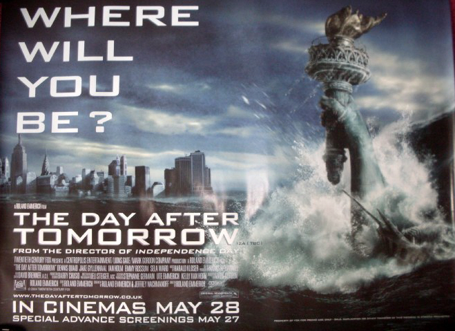 DAY AFTER TOMORROW, THE: Wave Liberty Statue UK Quad Film Poster