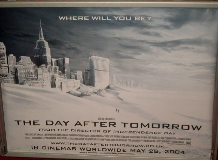 DAY AFTER TOMORROW, THE: Snowy Manhattan UK Quad Film Poster