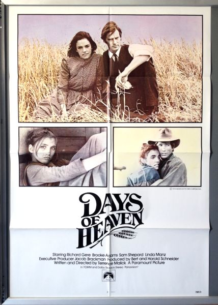 Cinema Poster: DAYS OF HEAVEN 1978 (US One Sheet) Terrence Malick