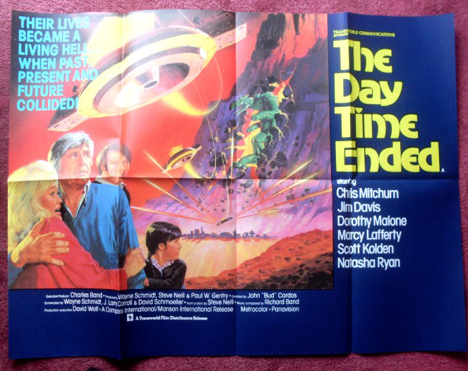 DAY TIME ENDED, THE: UK Quad Film Poster