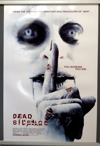 Cinema Poster: DEAD SILENCE 2007 (One Sheet) Ryan Kwanten Amber Valletta Donnie Wahlberg