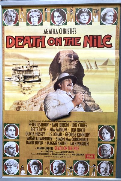 Cinema Poster: DEATH ON THE NILE 1978 (One Sheet) Peter Ustinov Mia Farrow