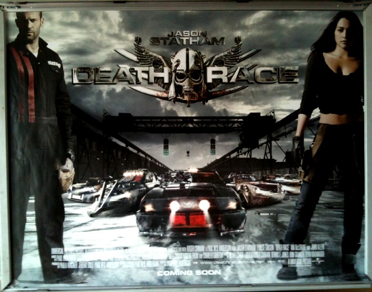 DEATH RACE: Main UK Quad Film Poster