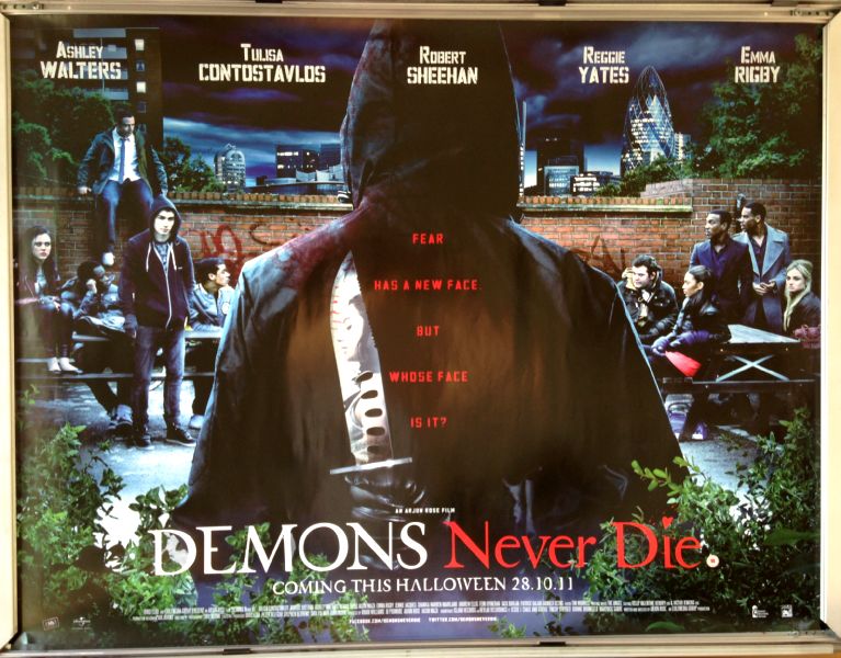 CInema Poster: DEMONS NEVER DIE 2011 (Quad) Reggie Yate Tulisa Contostavlos